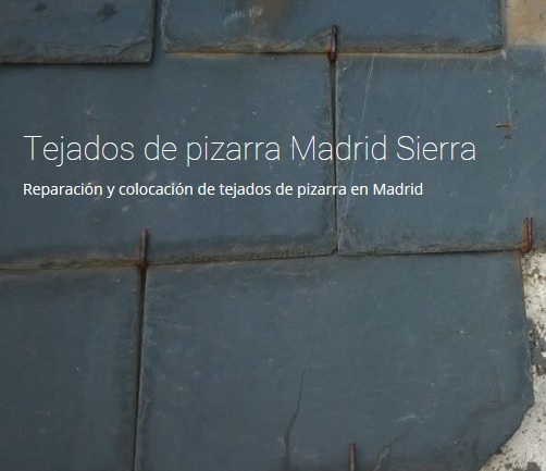tejados de pizarra Madrid Sierra